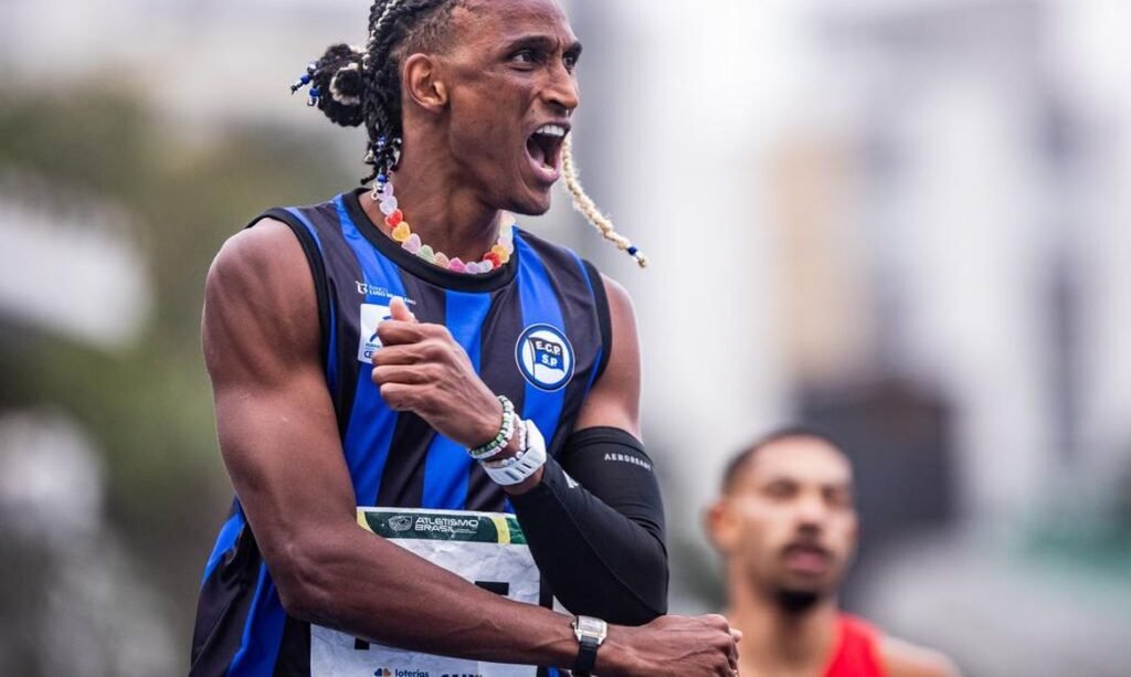Alison dos Santos crava recorde e leva 1º ouro nos 400m do Troféu Brasil.