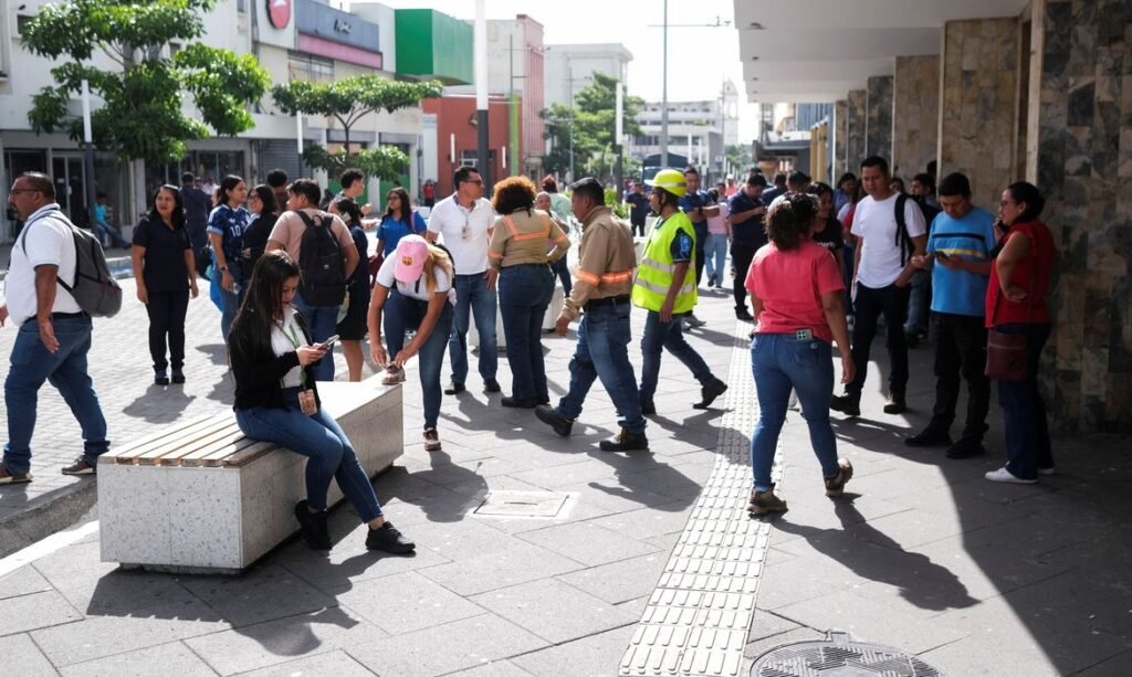 Terremoto de 7,4 sacode Puerto Madero, México, e mobiliza autoridades