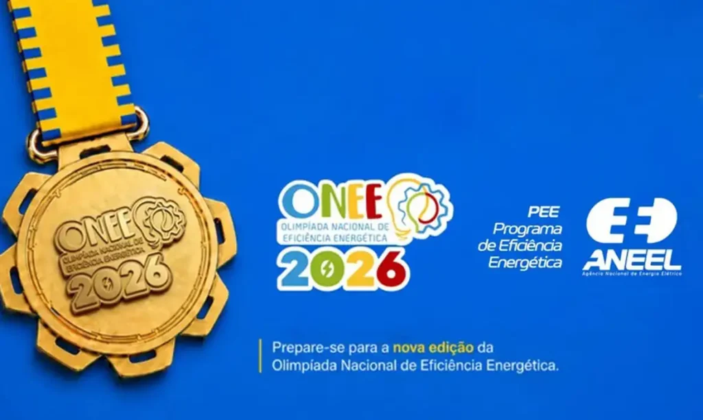 Olimpíada Nacional de Eficiência Energética 2026 abre inscrições para fundamental e médio.