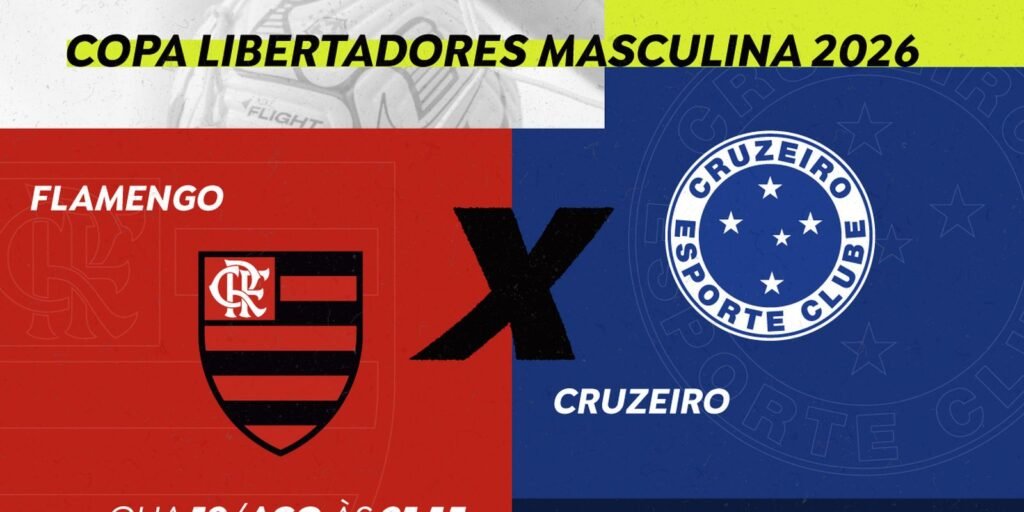 Flamengo e Cruzeiro decidem vaga nas oitavas da Libertadores com transmissão da Rádio Nacional