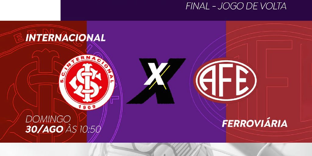 Internacional e Ferroviária decidem Brasileirão Feminino Sub-17 ao vivo na TV Brasil domingo (30