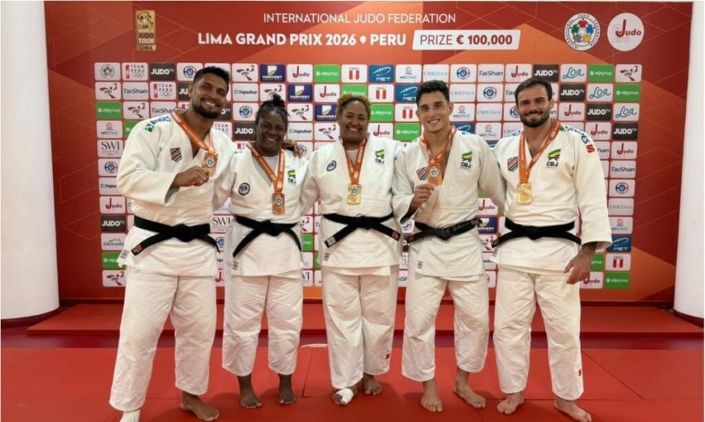 Judô brasileiro brilha no Peru e conquista título geral do Grand Prix Lima 2026 com 11 medalhas