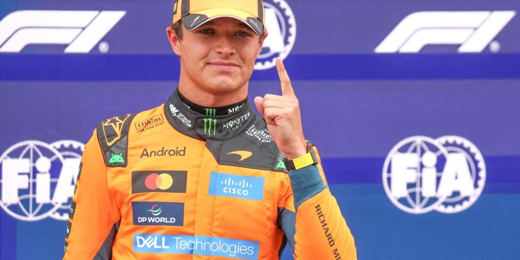 Lando Norris conquista a pole position no GP da Holanda