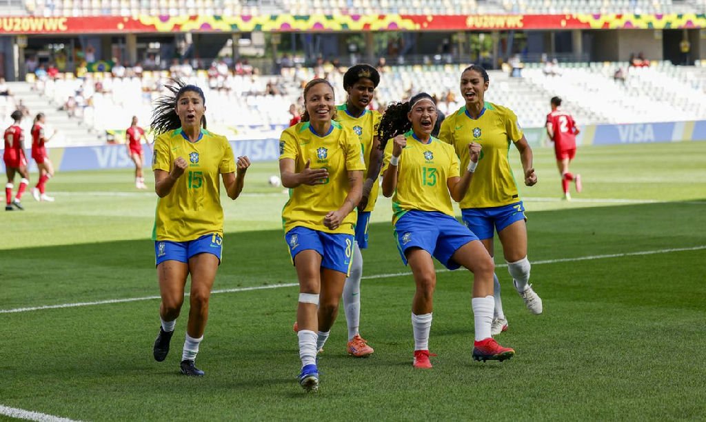 Brasil vence Canadá por 3 a 0 e garante classificação antecipada no Mundial Sub-20