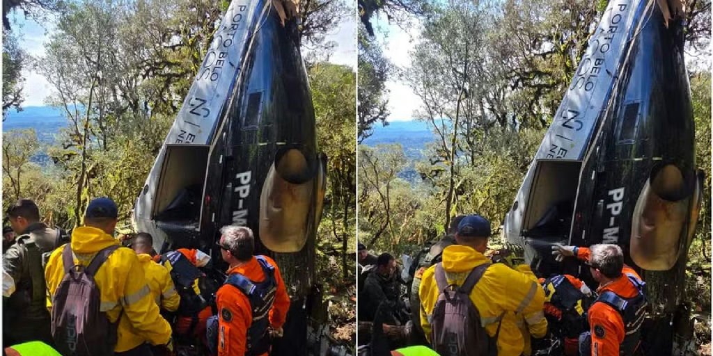 Liberação de corpos das vítimas de queda de helicóptero em SC encerra fase dolorosa para famílias