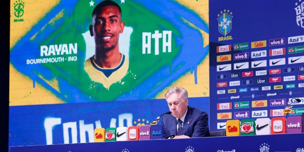 Seleção brasileira terá 26 jogadores chamados por Ancelotti para renovação em amistosos