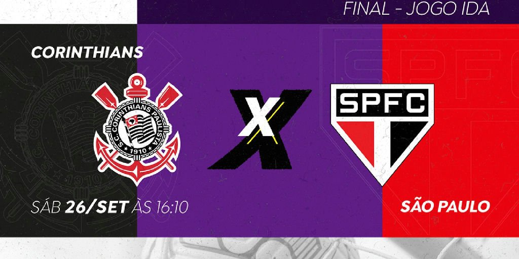 TV Brasil exibe duelo de ida entre Corinthians e São Paulo pela final do Brasileirão Feminino