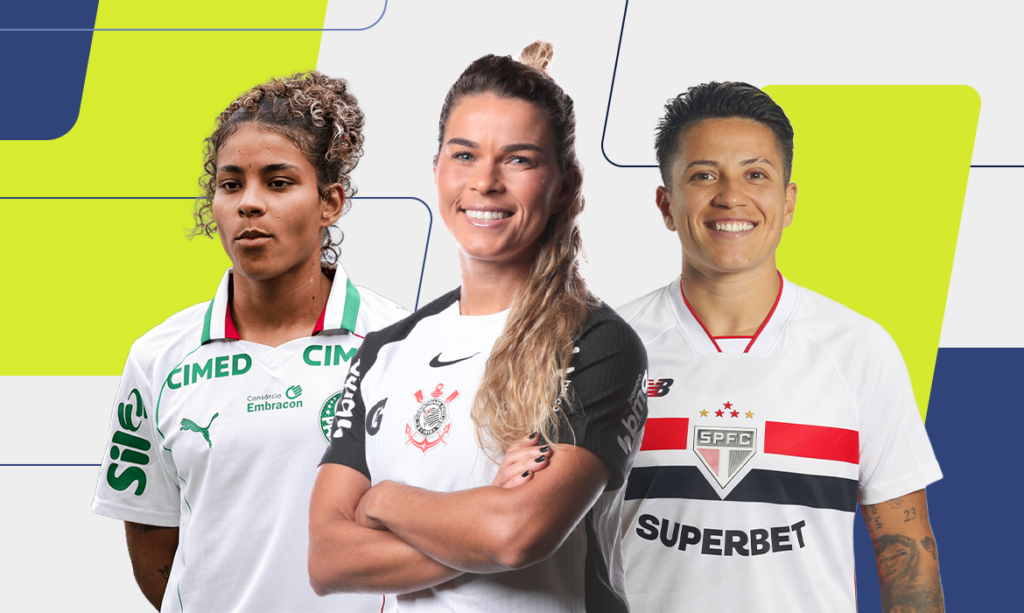 Bia Menezes, Raissa Bahia e Tamires disputam troféu de melhor lateral do Prêmio TV Brasil Petrobras