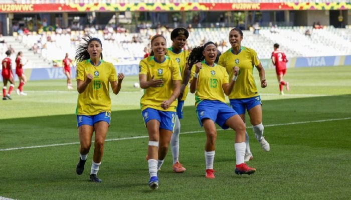 Brasil vence Canadá por 3 a 0 e garante classificação antecipada no Mundial Sub-20