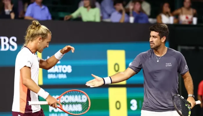 Dupla brasileira de Matos e Luz brilha em Cincinnati e alcança semifinais