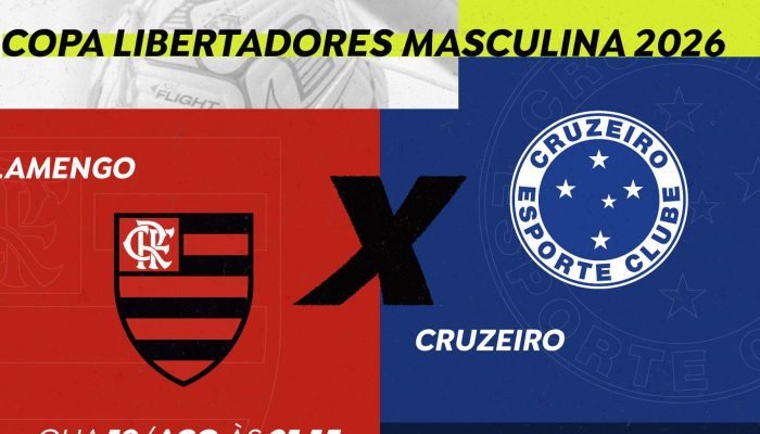 Flamengo e Cruzeiro decidem vaga nas oitavas da Libertadores com transmissão da Rádio Nacional