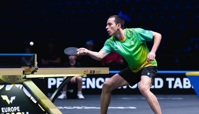 Hugo Calderano avança às oitavas no Europe Smash e mantém esperança brasileira na Suécia