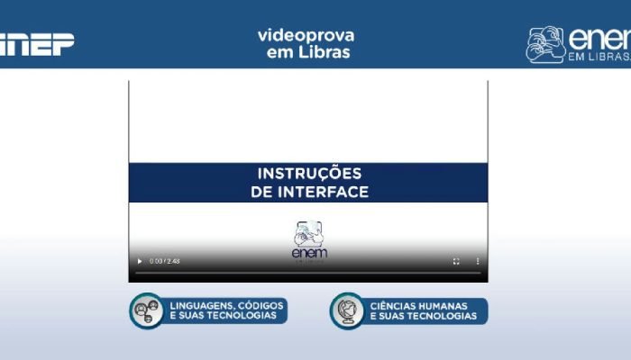 Plataforma Enem Libras amplia acervo e disponibiliza provas de 2017 a 2025