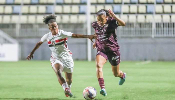 São Paulo e Ferroviária ficam no empate na ida da semifinal do Paulista Feminino Sub-20