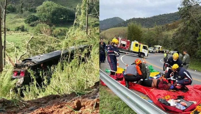 Tragédia na Sp-052: acidente de ônibus em Cruzeiro deixa cinco mortos e mobiliza socorro